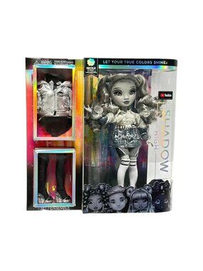 MGA‎ Shadow  High Nicole Steele Grayscale with Two Outfits Rainbow High New